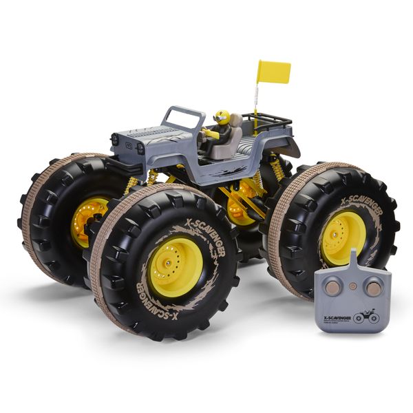 X scavenger 4x4 rc truck fuoristrada con led e accessori - sharper image - Sharper Image