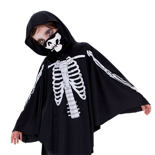 Costume travestimento halloween scheletro bambino taglia unica bimbi - CARNAVAL QUEEN