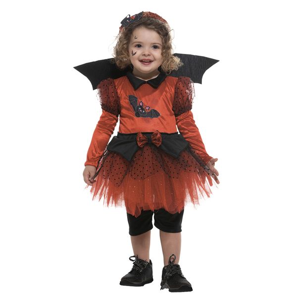 Costume travestimento halloween baby vampirella - taglia 12-24 mesi - CARNAVAL QUEEN