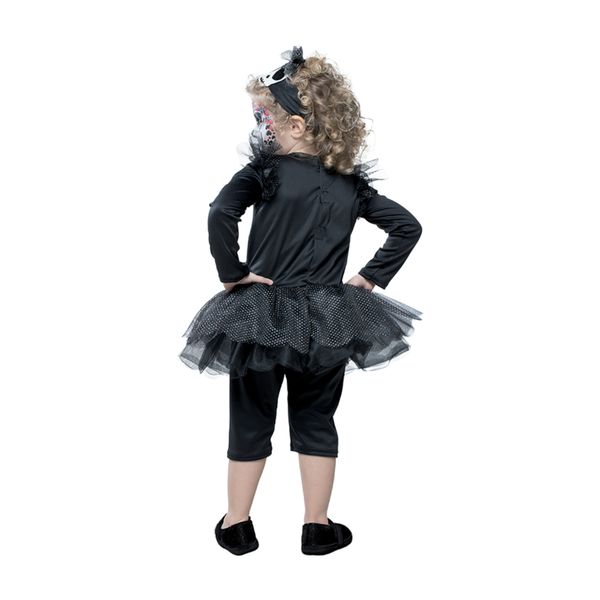 Costume travestimento halloween scheletrina baby taglia 12-24 mesi - CARNAVAL QUEEN