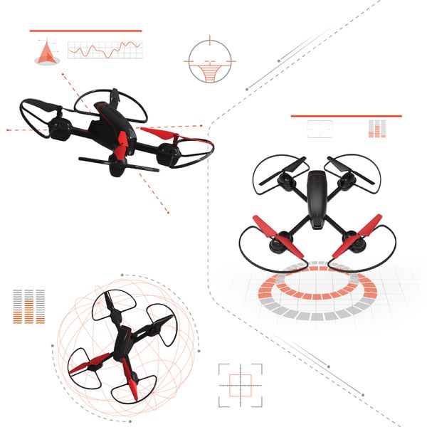 Mach x video drone 25cm con telecamera streaming - sharper image - Sharper Image