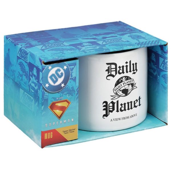 Tazza superman daily planet 400 ml in ceramica - dc comics - SUPERMAN