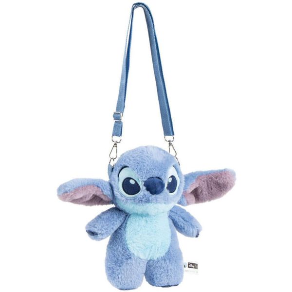 Borsetta peluche disney stitch 30x32 cm - morbida e capiente - Disney Stitch