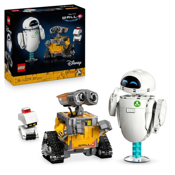 Lego - 43279 - wall-e e eve, set modellismo per adulti - LEGO Art, Disney