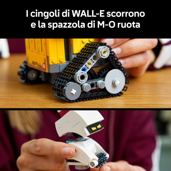 Lego - 43279 - wall-e e eve, set modellismo per adulti - LEGO Art, Disney