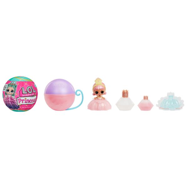 L.o.l. surprise! princess™  bambola  - gel colorati per vestito da principessa – cambio colore, 8 da collezionare - LOL