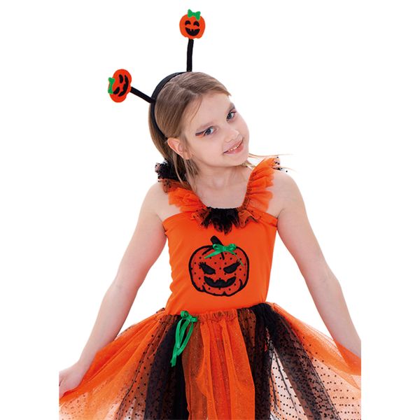 Costume travestimento halloween zucchetta bambina taglia unica bimbi - CARNAVAL QUEEN