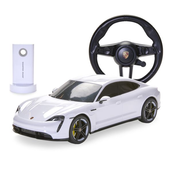 Porsche taycan turbo s rc 1:20 con luci led e ricarica - sharper image - Sharper Image