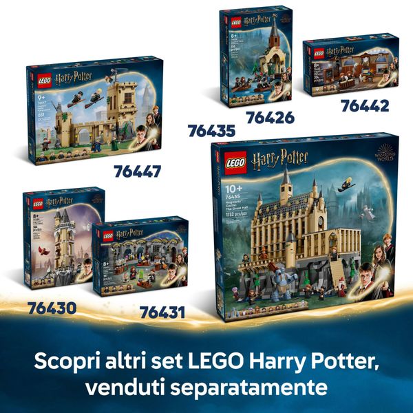 Lego harry potter - 76442 - lezione incantesimi hogwarts - set con 3 minifigure 8+ - Harry Potter, LEGO® Harry Potter™, LEGO