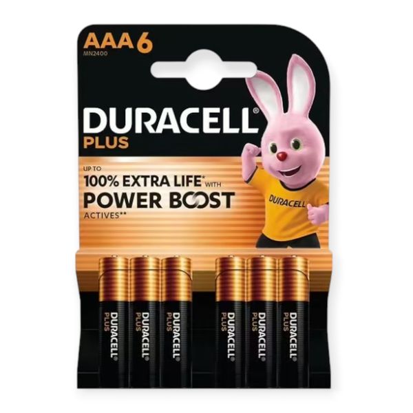 Duracell plus powerboost aaa  - pacco da 6 - DURACELL