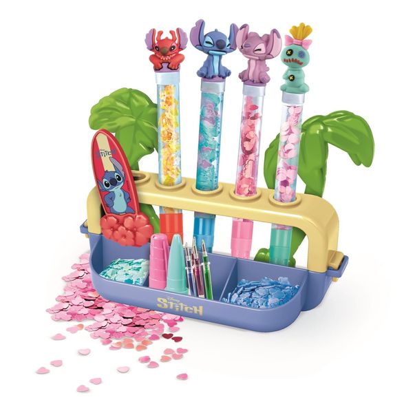 Clementoni - idea - laboratorio delle penne stitch - 18204 - CLEMENTONI, Disney Stitch