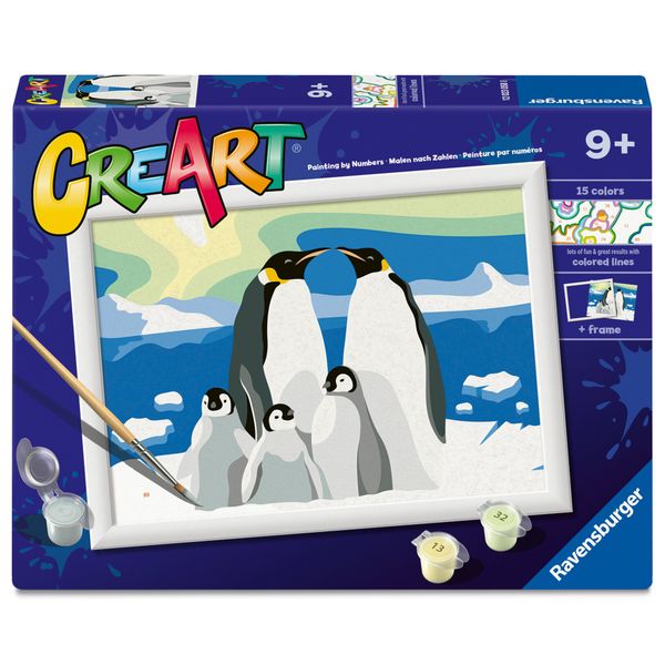 Ravensburger - creart la famiglia di pinguini 9+ - RAVENSBURGER