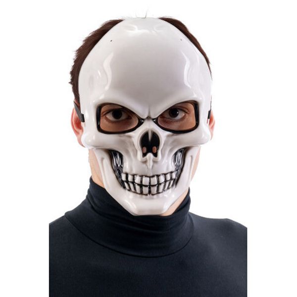Maschera scheletro halloween in plastica rigida - CARNIVAL TOYS