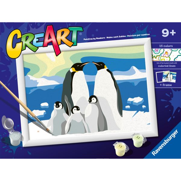 Ravensburger - creart la famiglia di pinguini 9+ - RAVENSBURGER