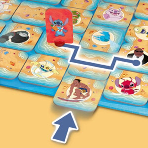 Ravensburger stitch labyrinth - gioco da tavolo per famiglie e per bambini dai 7 anni in su - da 2 a 4 giocatori per ragazzi e ragazze - Disney Stitch