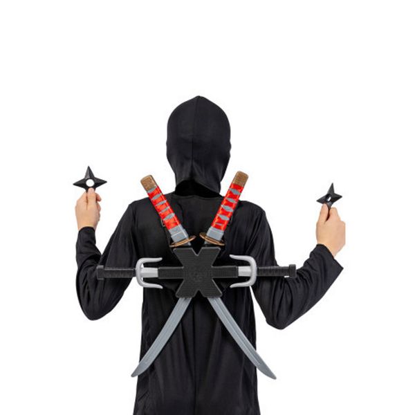 Set armi ninja halloween con spade, pugnali e accessori - CARNIVAL TOYS