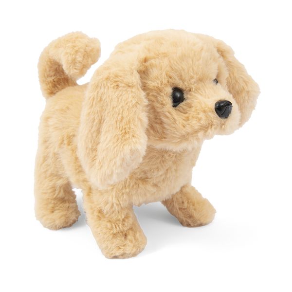 Cagnolino labrador  peluche interattivo a batteria con osso e suoni - AMI PLUSH