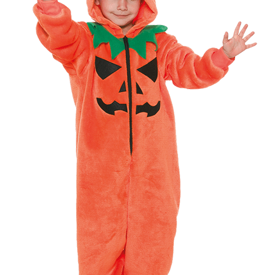Costume kigurimi zucchetta halloween bambino - CARNAVAL QUEEN