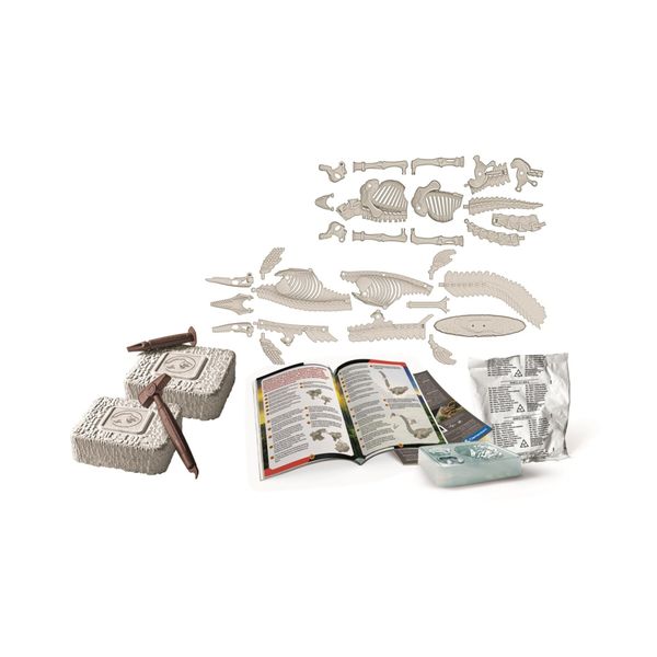 Clementoni - colossal dinosaur dig set - mosasaurus and brachiosaurus - 19434 - CLEMENTONI, Jurassic World