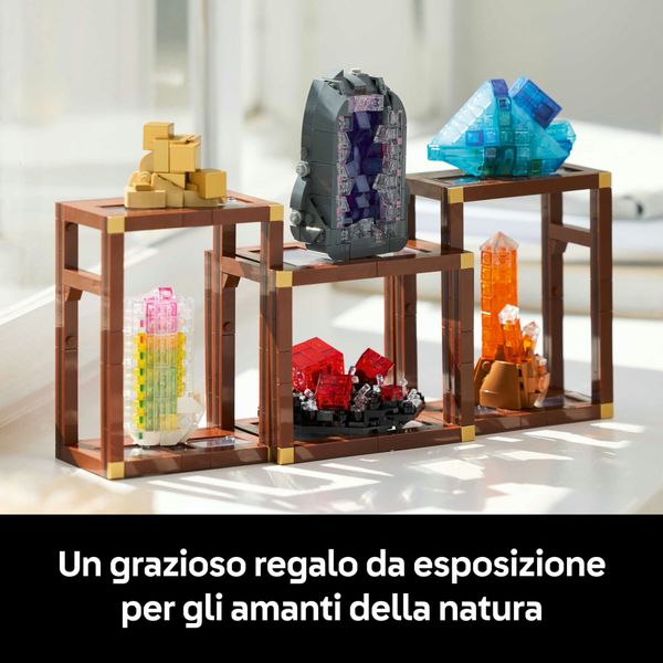 Lego - 21362 - ideas collezione di minerali con cristalli e supporti - LEGO IDEAS