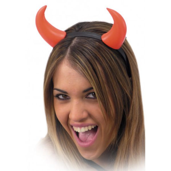Cerchietto halloween diavolo con corna rosse - CARNIVAL TOYS