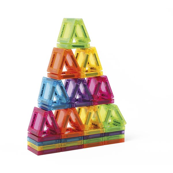 Mini magnetic tiles - 100 piastrelle magnetiche mini - ZIG ZAG