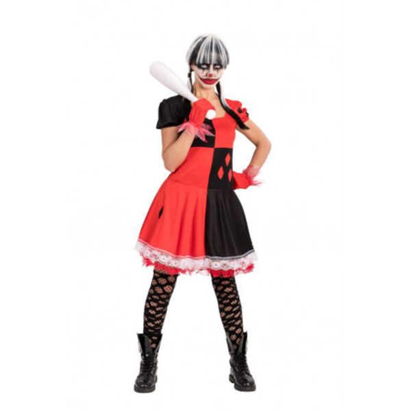 Costume clown horror donna taglia unica s/m – halloween - CARNIVAL TOYS