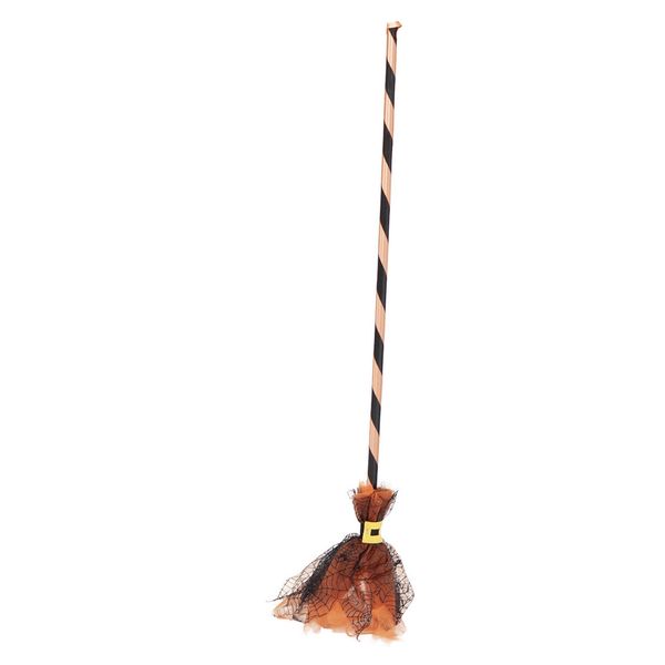 Scopa strega con ragnatela 85 cm - RUBIE'S