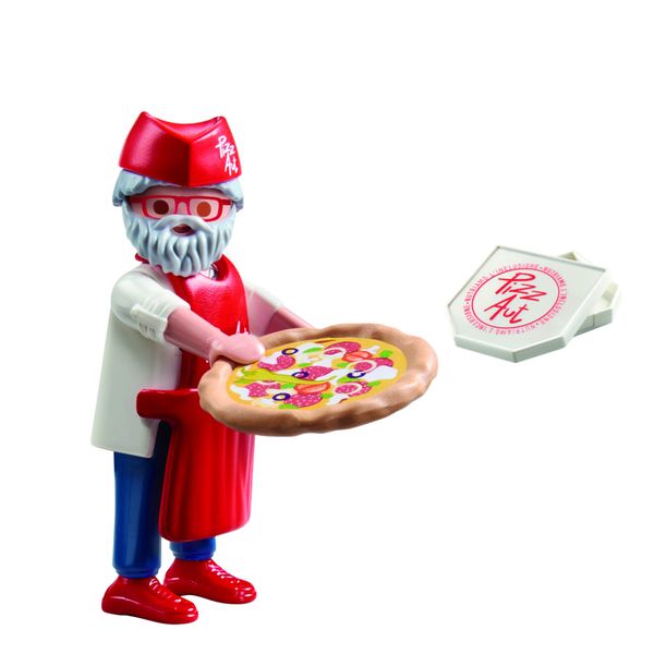 Playmobil 72157 pizzaut nico acampora - esclusiva toys center - Playmobil