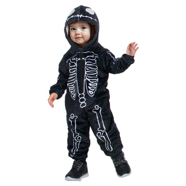 Costume kigurimi scheletro halloween baby - CARNAVAL QUEEN