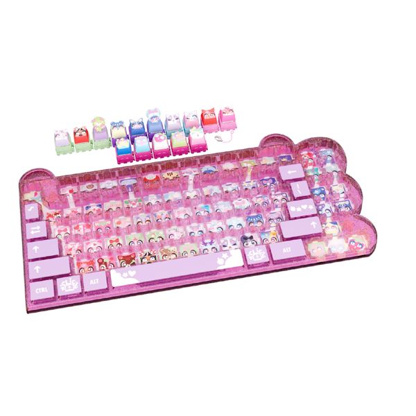 Clickeez tastiera-display – set collezionabile fidget con 15 pezzi 6+ - 
