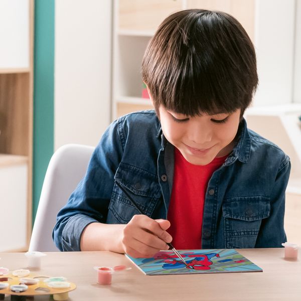 Ravensburger - creart serie e spider-man kit dipingi con i numeri 7+ - Spiderman