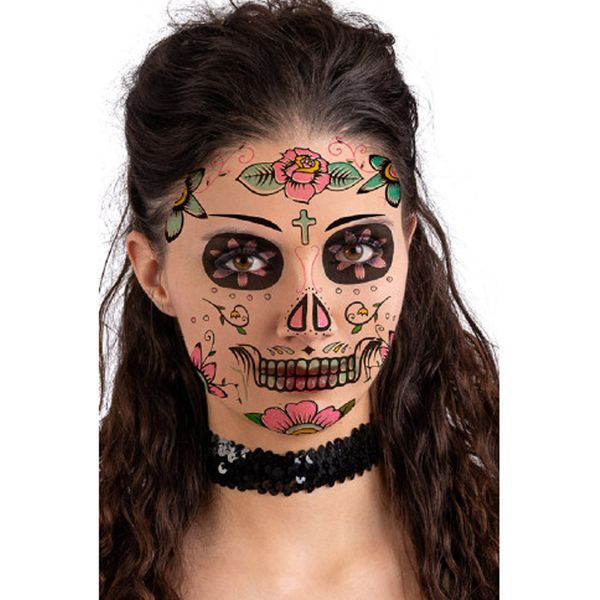 Cartella tatuaggi viso in diverse fantasie - CARNIVAL TOYS