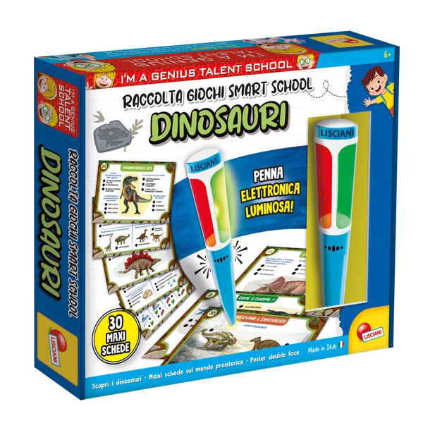 I'm a genius - raccolta giochi smart school dinosauri - LISCIANI