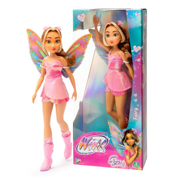 Bambola singola winx fairy - 6 modelli: bloom, stella, flora, tecna, musa, aisha - WINX