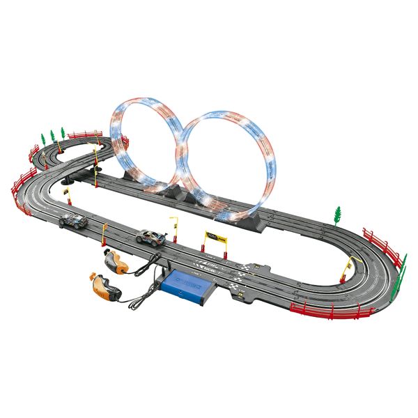 Adrenaline flash highway - pista automobili rc 1:43 con luci - MOTOR & CO R/C
