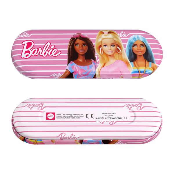 Cofanetto trucco in metallo ad 1 ripiano barbie/compact makeup tin - Barbie