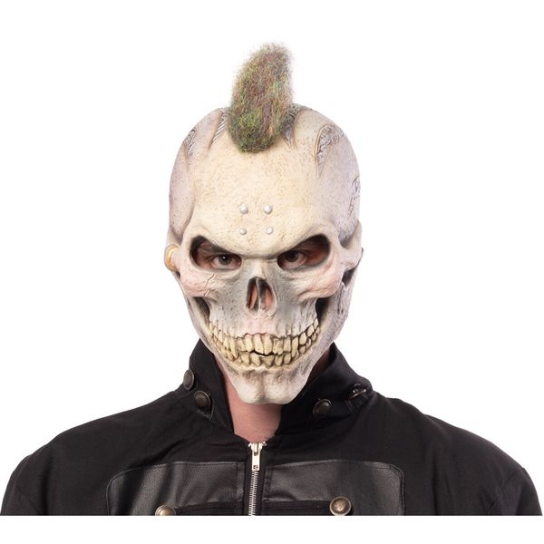 Maschera teschio punk in lattice adulto – halloween - RUBIE'S
