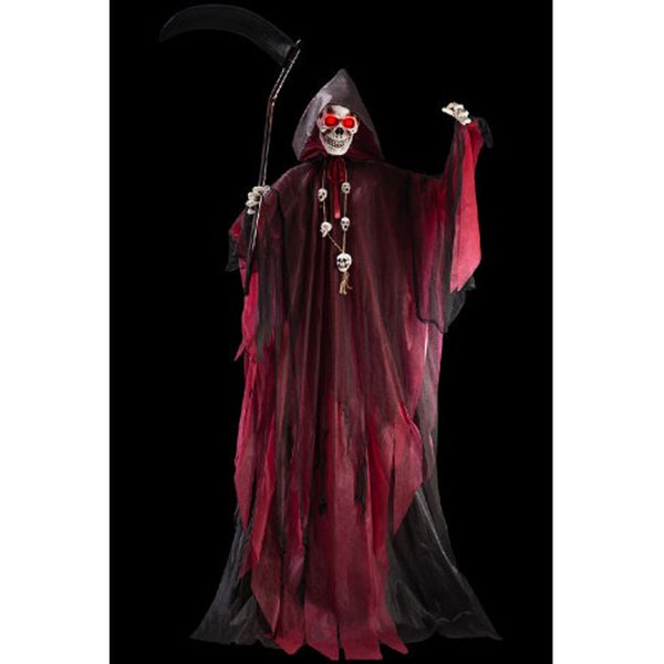 Scheletro con falce su piedistallo 230 cm con luci e suoni - CARNIVAL TOYS
