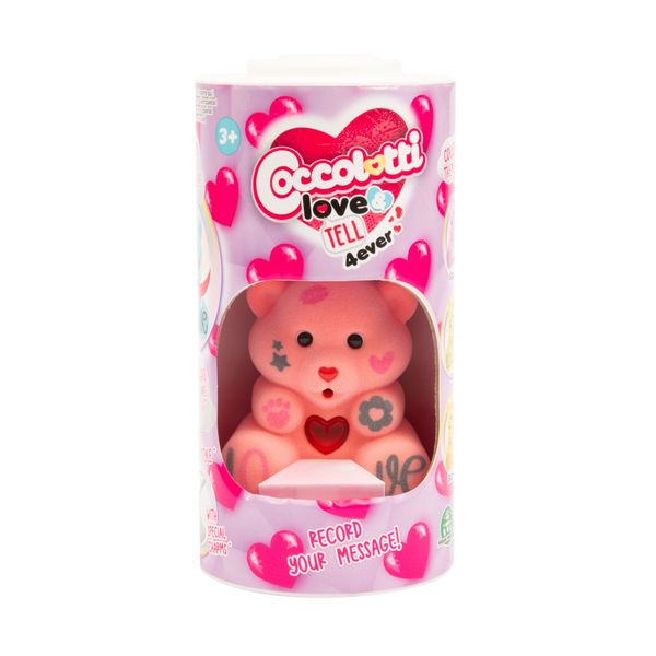 Coccolotti love&tell 4ever: registra messaggi, 6 colori pastello, charm rari e messaggio a sorpresa! - COCCOLOTTI, GIOCHI PREZIOSI