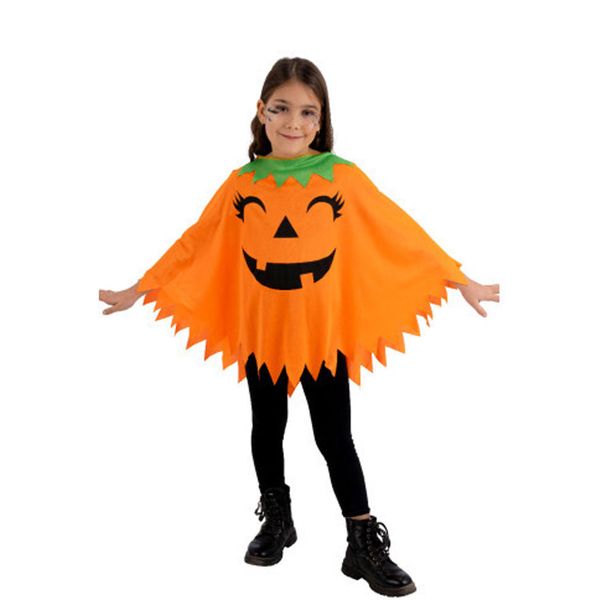 Poncho halloween zucchetta in jersey 55 cm - CARNIVAL TOYS