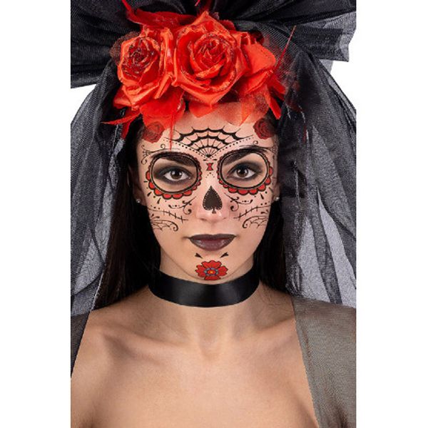 Cartella tatuaggi viso in diverse fantasie - CARNIVAL TOYS