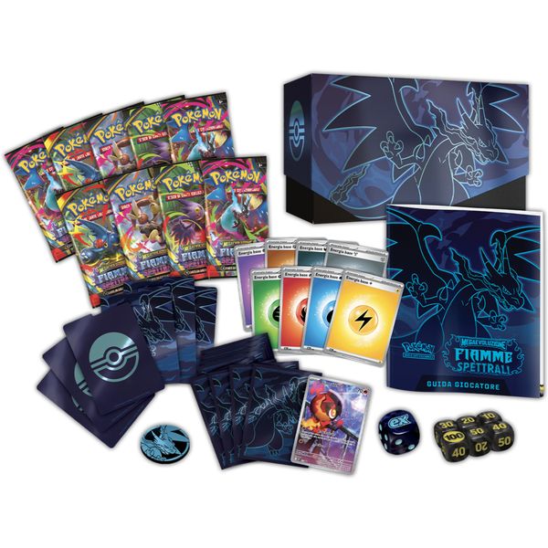 Pokémon megaevoluzione - fiamme spettrali set allenatore fuoriclasse - POKEMON