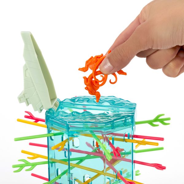 Mattel games - salve le scimmie jurassic world la rinascita, gioco per bambini e famiglia con torre oceanica e spinosauri ispirati al film - Jurassic World