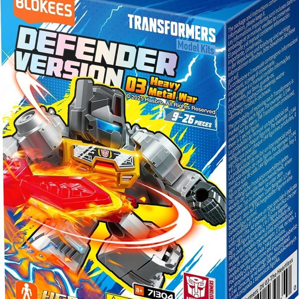 Blokees transformers defender version 03 heavy metal war assortito - BLOKEES