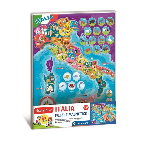 Clementoni - italia magnetica  - 16690 - CLEMENTONI, SAPIENTINO