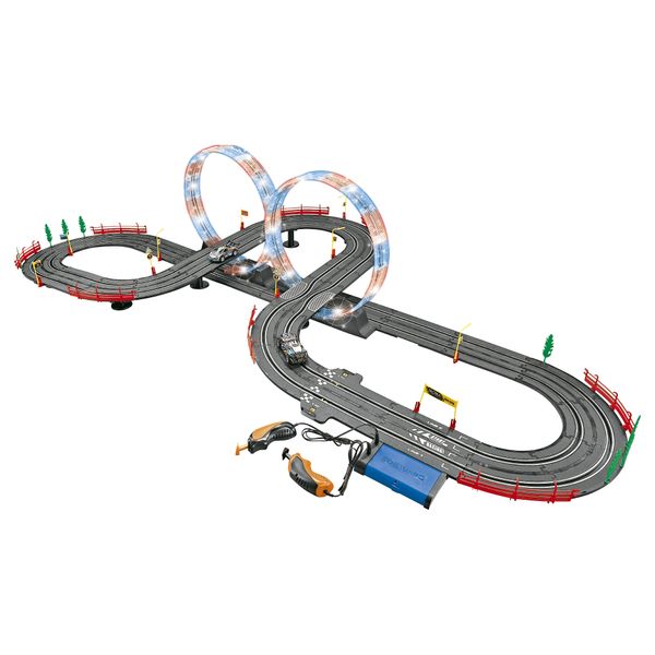 Adrenaline flash highway - pista automobili rc 1:43 con luci - MOTOR & CO R/C