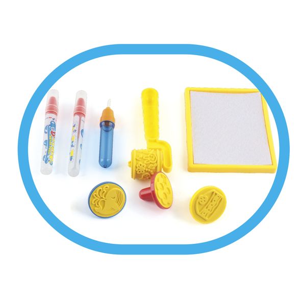 Tappetino magico per disegnare e colorare con 8 accessori - BABY SMILE