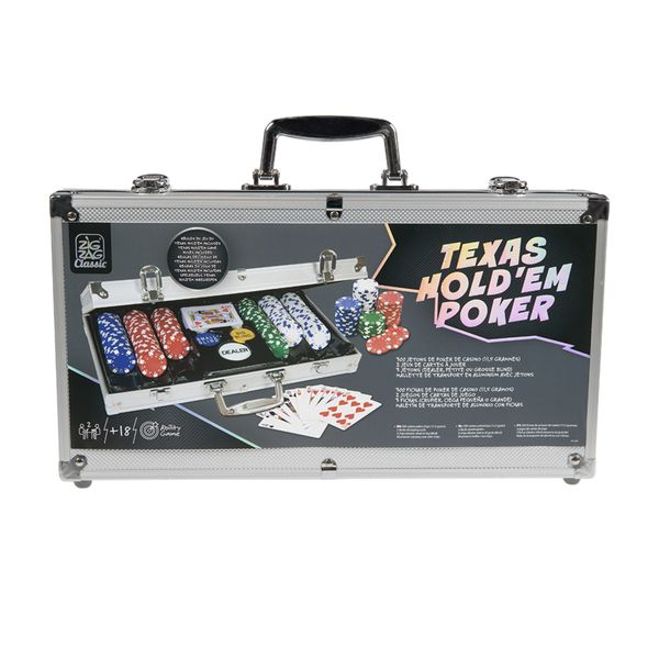 Valigetta poker resistente con compartimenti - accessorio da gioco elegante - ZIG ZAG