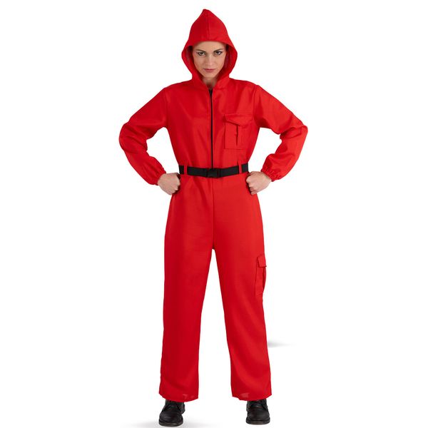 Costume tuta rossa calamaro unisex - CARNIVAL TOYS